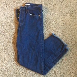 ‘Wedgie Straight’ Leg Levi’s